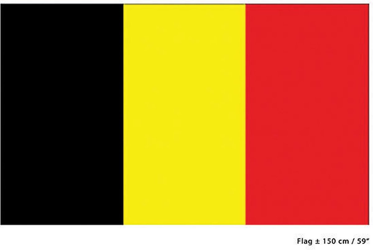 Vlag België | Belgische vlag 150x90cm